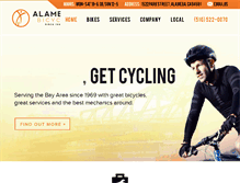 Tablet Screenshot of alamedabicycle.com